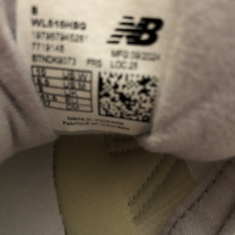 New Balance 515H platform sneakers, size 10, light blue/gray, like new! - Picture 7 of 8